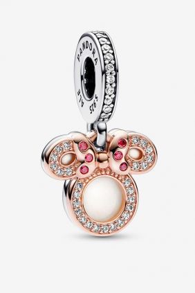 Charm Colgante Pandora Doble Silueta Minnie Mouse de Disney 782615C01