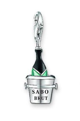 Comprar online Charm abalorio cubitera y botella de champán Thomas Sabo