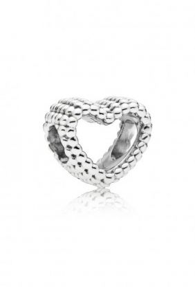 Comprar Charm Corazón Moldeado Pandora en plata de ley 797516