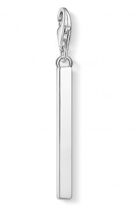 Thomas Sabo Colgante charm barra vertical plata