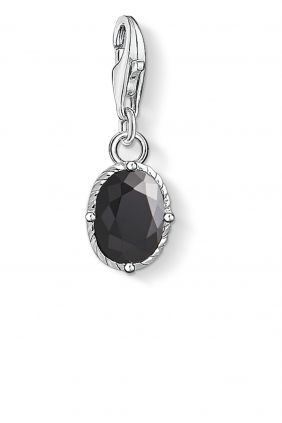 Thomas Sabo Colgante charm piedra negra