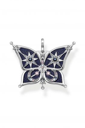 Comprar online Colgante mariposa estrella luna plata Thomas Sabo PE929-945-7