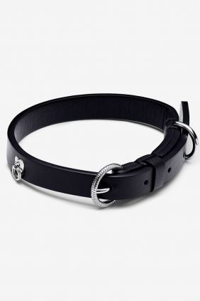 Comprar online Collar Pandora mascotas de tejido vegetal negra sin cuero 312262C01