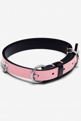 comprar online Collar Pandora mascotas de tejido vegetal rosa sin cuero 312262C02