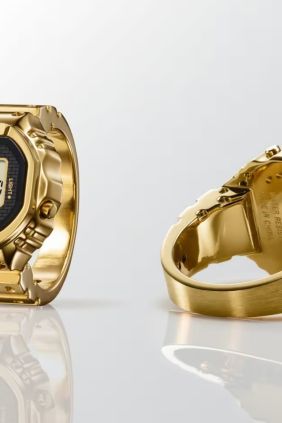 CASIO RELOJ ANILLO DORADO