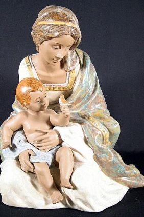 Comprar Figura maternidad gres de Lladró 12409 online