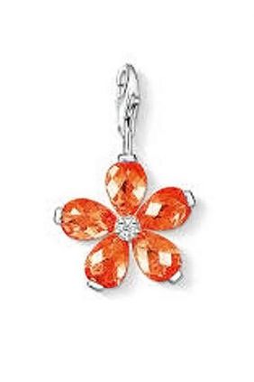 Comprar online Charm Colgante Flor Naranja Thomas Sabo 0666