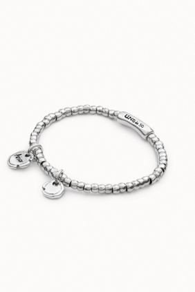 Unode50 Pulsera bañada en plata de ley con charms