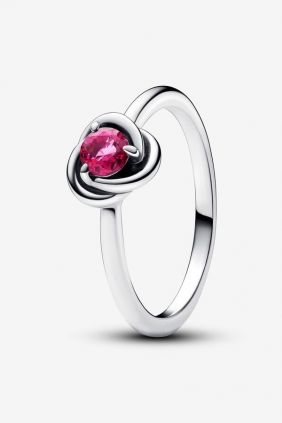 Pandora Anillo Círculo Eternity Rosa