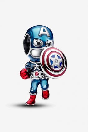 Pandora Charm Capitán América de Los Vengadores de Marvel