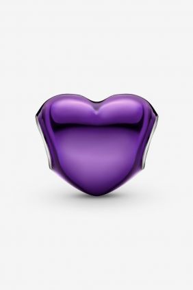 Comprar online Pandora Charm Corazón Morado Metálico 799291c01