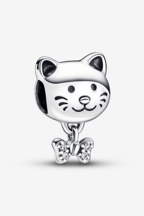 Comprar online Pandora Charm Mascota Gato y Lazo 792255C01