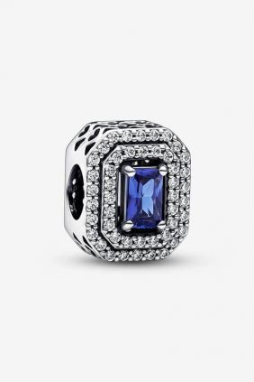 Comprar online Pandora Charm Rectangulo Azul Nivelado Brillante 7923785C01