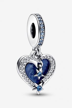 Comprar online Pandora Charm colgante Doble Corazón Estrella Fugaz 792356C01