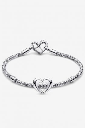 Comprar online Pandora Conjunto de Regalo Pulsera Tachuelas Corazón Abierto 8801494 