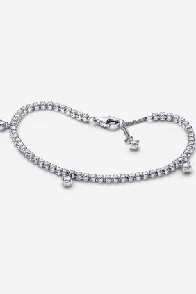 Comprar online Pandora Pulsera Tenis Gotas Brillantes 592401C01