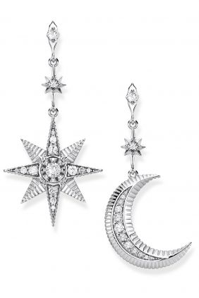 Pendientes Royalty estrella & luna Thomas Sabo