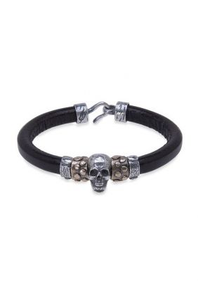 Pulsera Calavera Unisex PLATADEPALO Bely