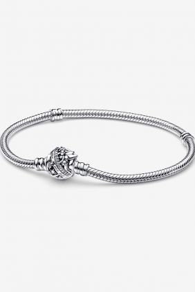 Pandora Pulsera Cadena de Serpiente con Cierre Campanilla de Disney