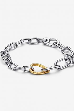 Comprar online Pulsera Pandora de Link Corazón Dos Tonos Pandora ME 562527C00 