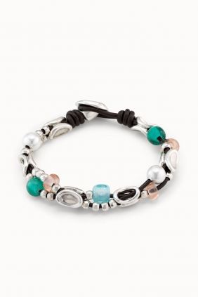 Comprar online Pulsera Unode50 Charming Cuero PUL2343MCLMTL