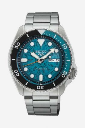 Comprar online Reloj SEIKO 5 Sports Sports Style Translúcida azul SRPJ45K1