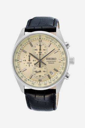 Comprar online Reloj SEIKO Neo Sports Cuarzo Crono Correa Negra SSB383P1