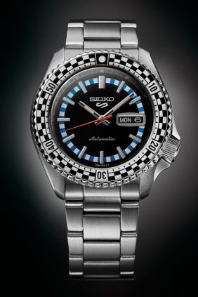 Reloj Seiko 5 Sports reedición Rally Diver negro