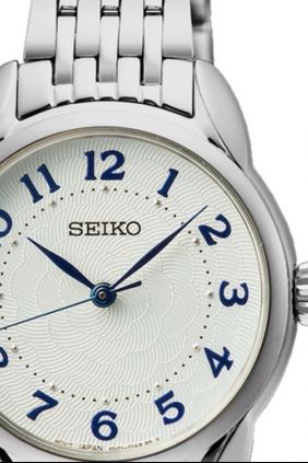 Reloj Seiko Ladies Cuarzo 3 agujas Plata y Azul
