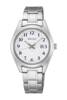 Reloj Seiko Neo Classic Números Árabes Mujer Acero