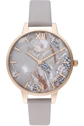 Reloj mujer Olivia Burton esfera gris nacarada