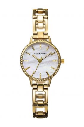 Comprar Relojes Viceroy señora chapado en oro, esfera nácar 47872