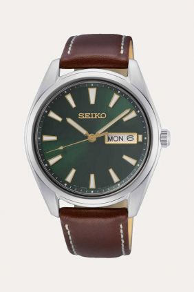Comprar online SEIKO Neo Classic Doble Calendario Esfera Verde SUR449P1