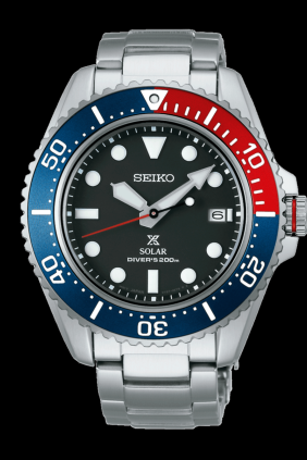 SEIKO Prospex Diver's Solar 42,8mm azul y rojo PEPSI