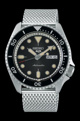 Seiko 5 Sports Automático Suits esfera negra