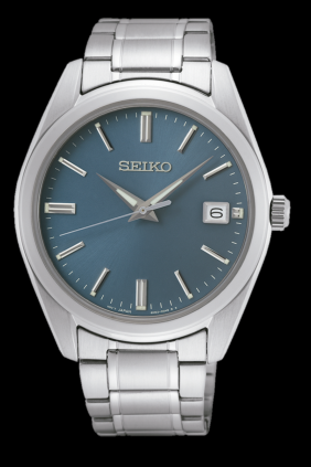 Seiko Neo Classic 3 Agujas Cristal Zafiro azul