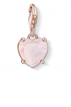 Thomas Sabo colgante charm corazon con piedra