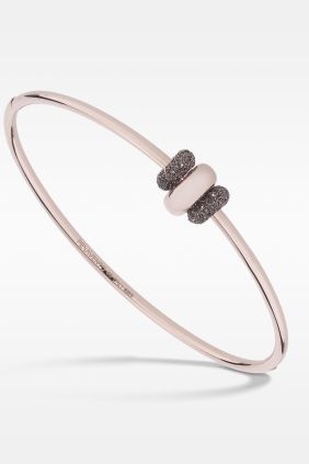 pulsera pesavento baño oro rosa polvo di sogni marrón