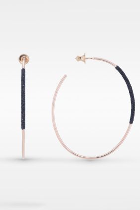 Aros Pesavento Bañados Oro Rosa Con Polvo Di Sogni