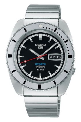 Reloj Seiko 5 Sports SKX Series esf negra Ed Limitada y doble correa